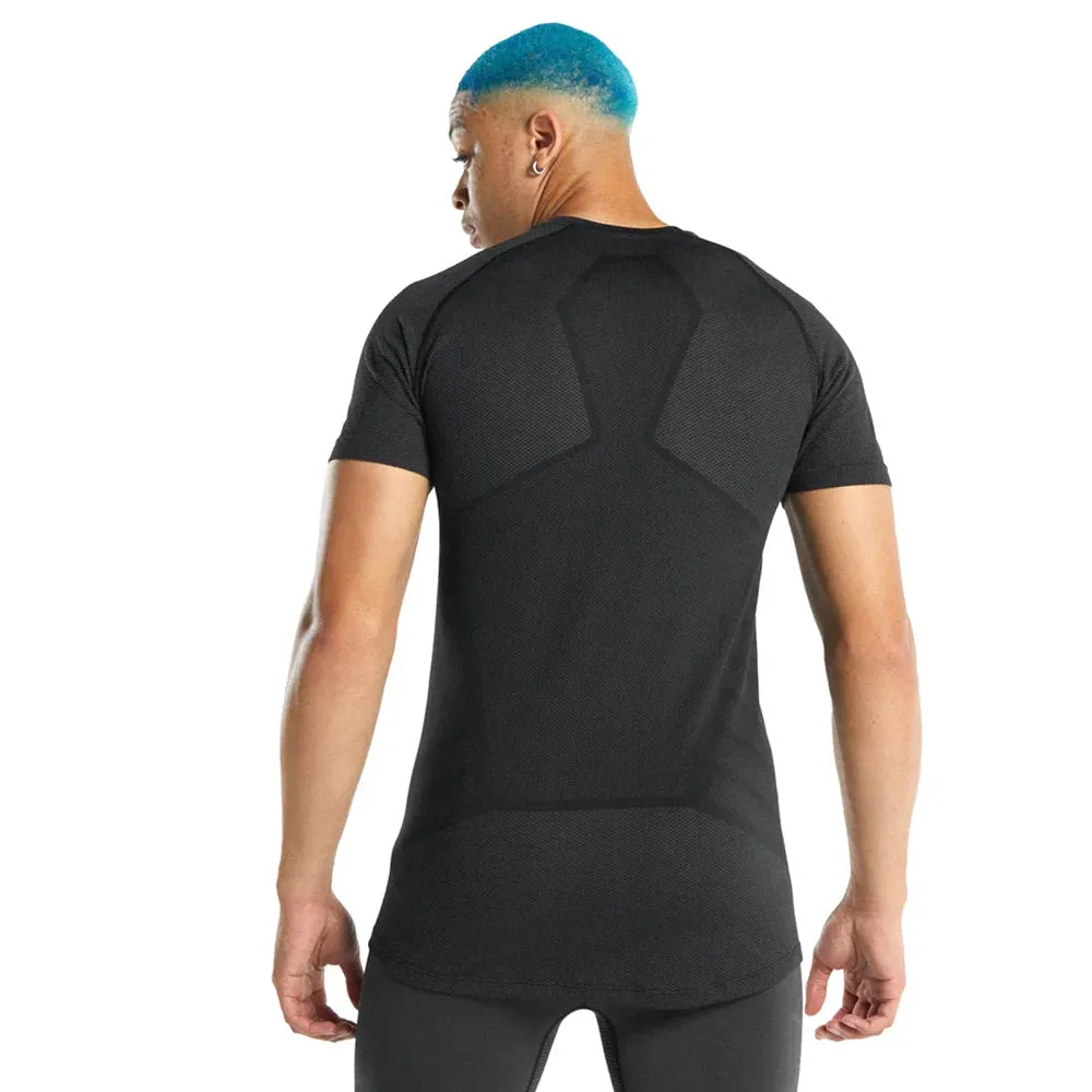 Men's Short Sleeve Sport Top,Black