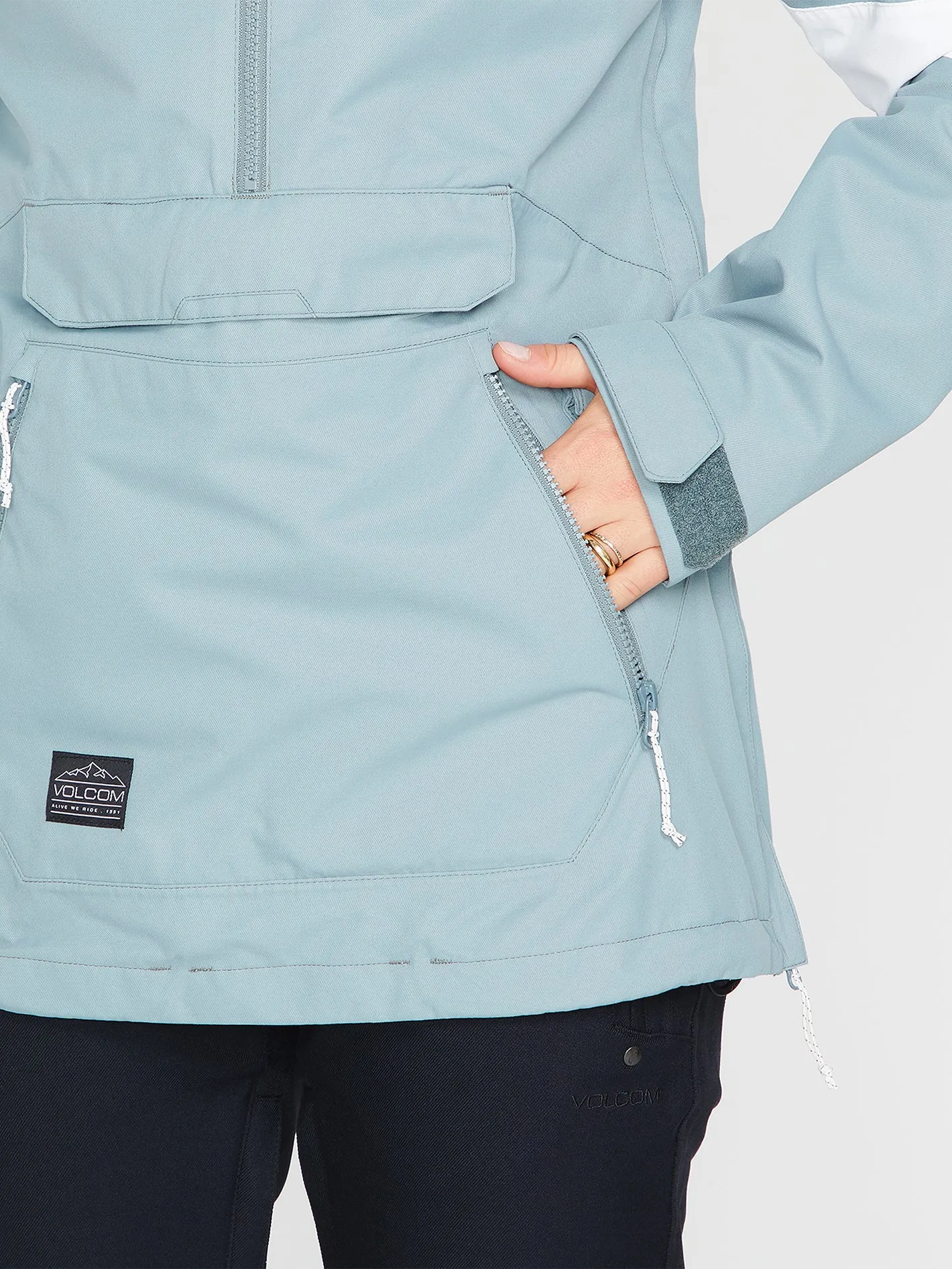 Mirror Pullover Jacket - Green Ash