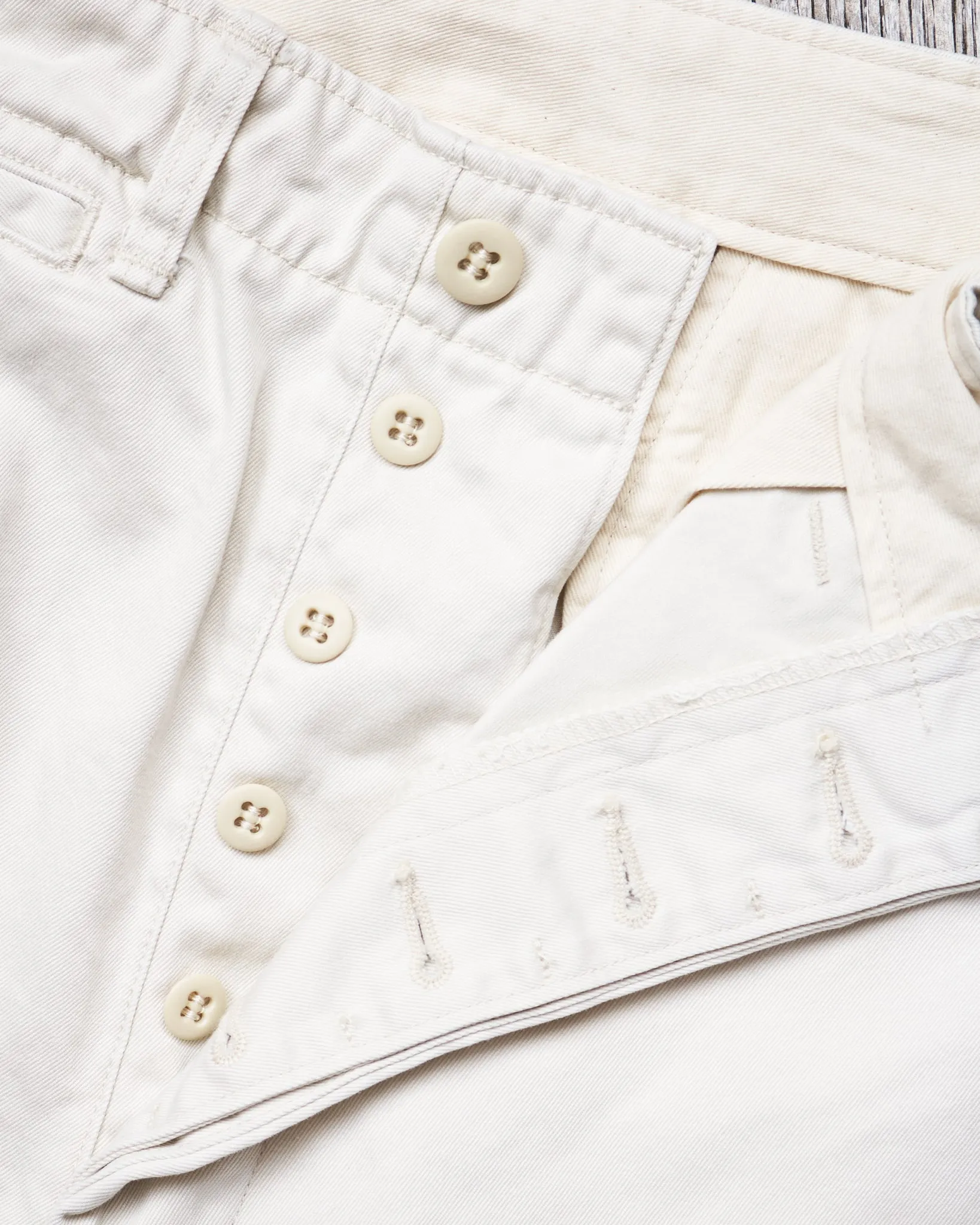 OrSlow Vintage Fit Army Trousers Ivory