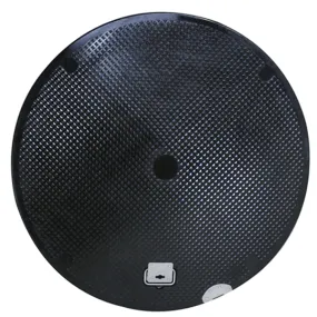 Plastic Manhole Cover, Round 42" x 10", Black Lay-In Lid