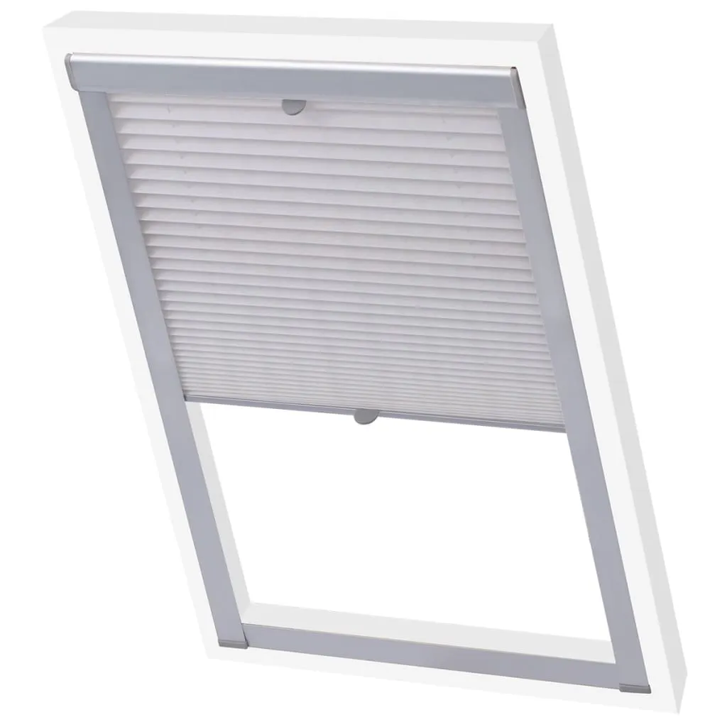 Pleated Blinds White C02