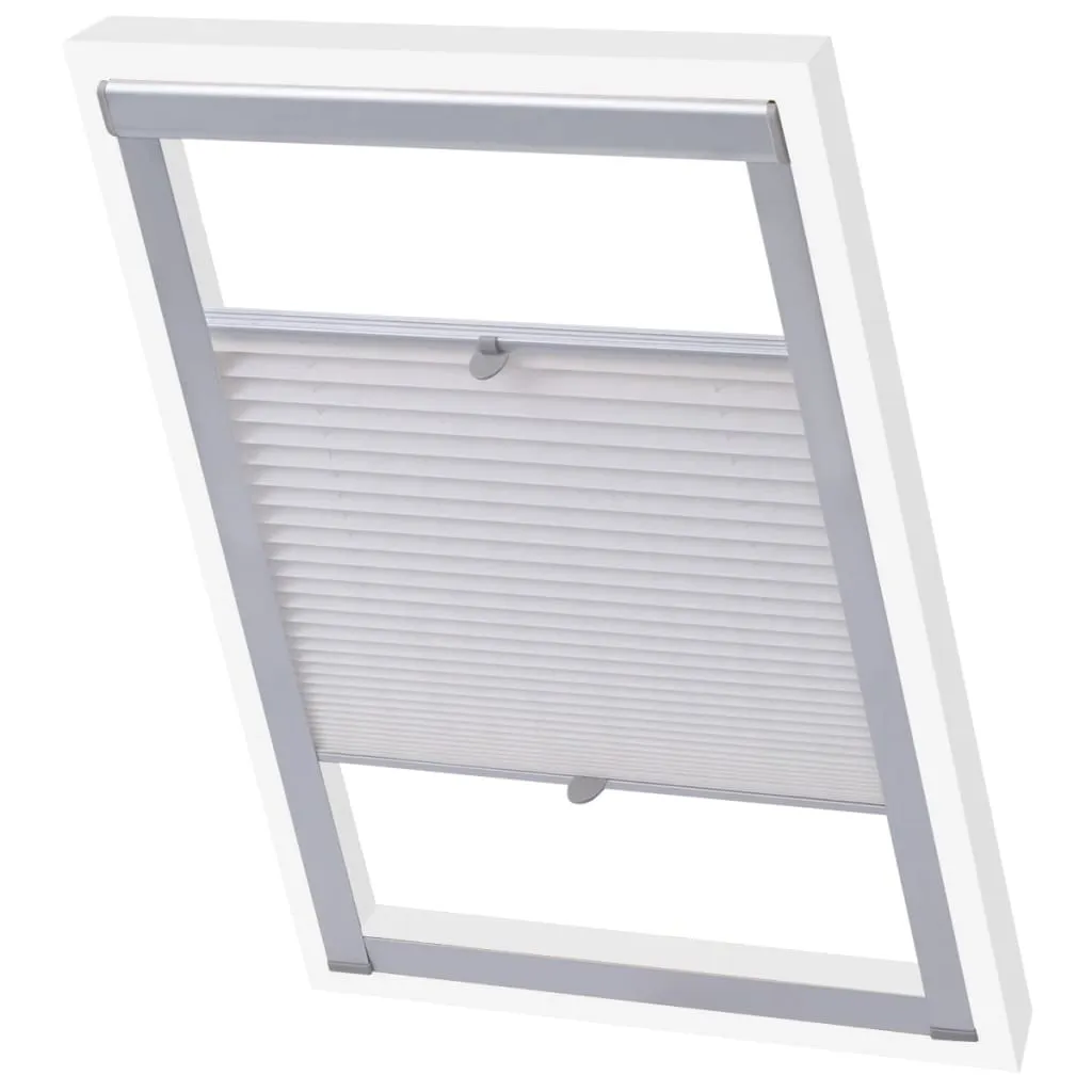 Pleated Blinds White C04