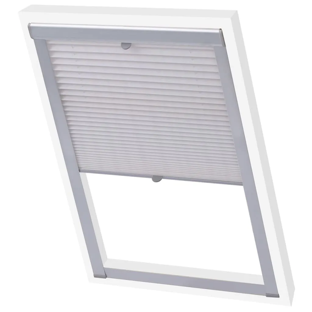 Pleated Blinds White F06