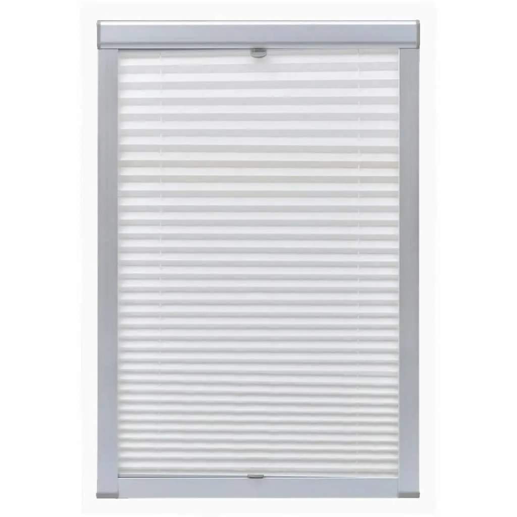 Pleated Blinds White F06