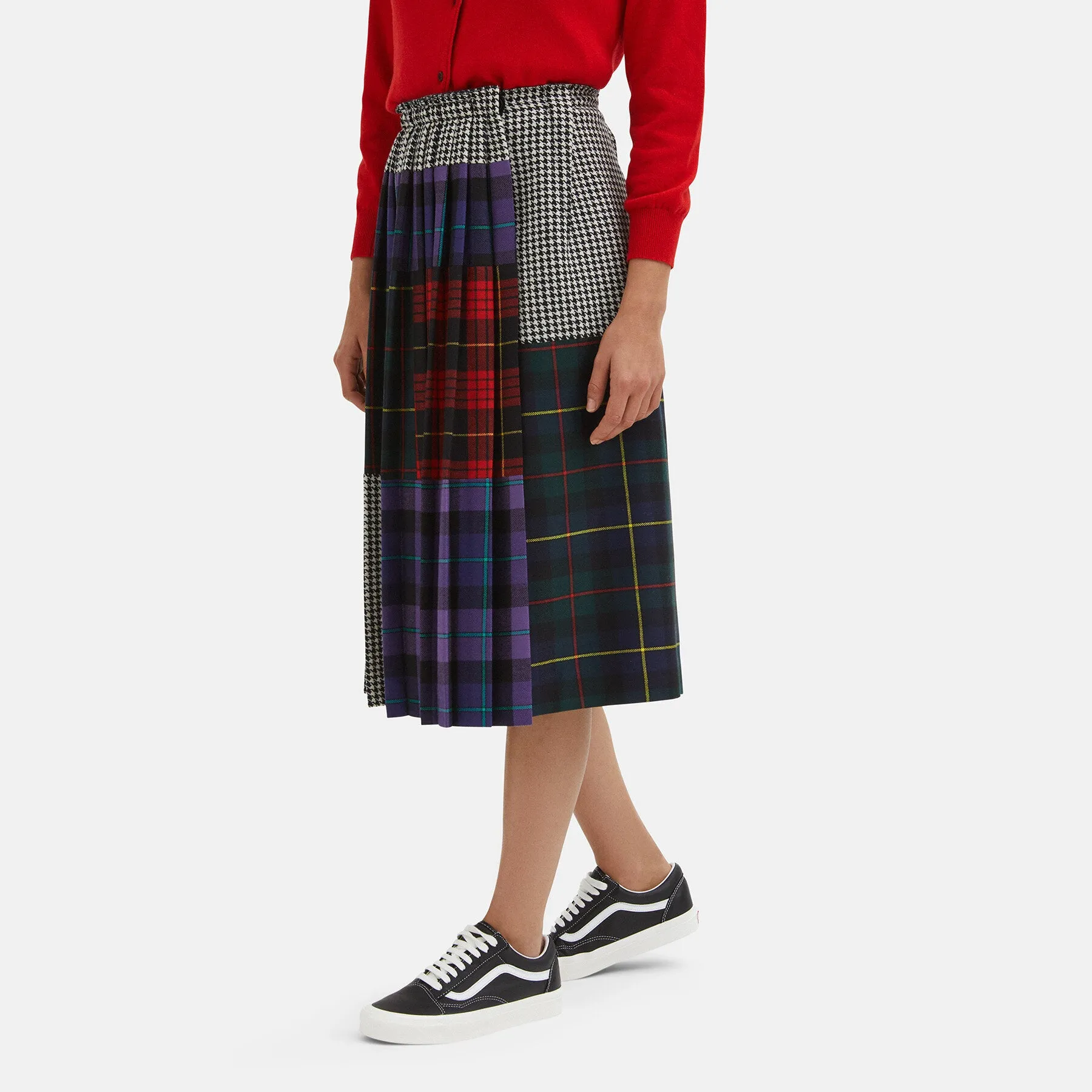 Pleated Kilt Skirt