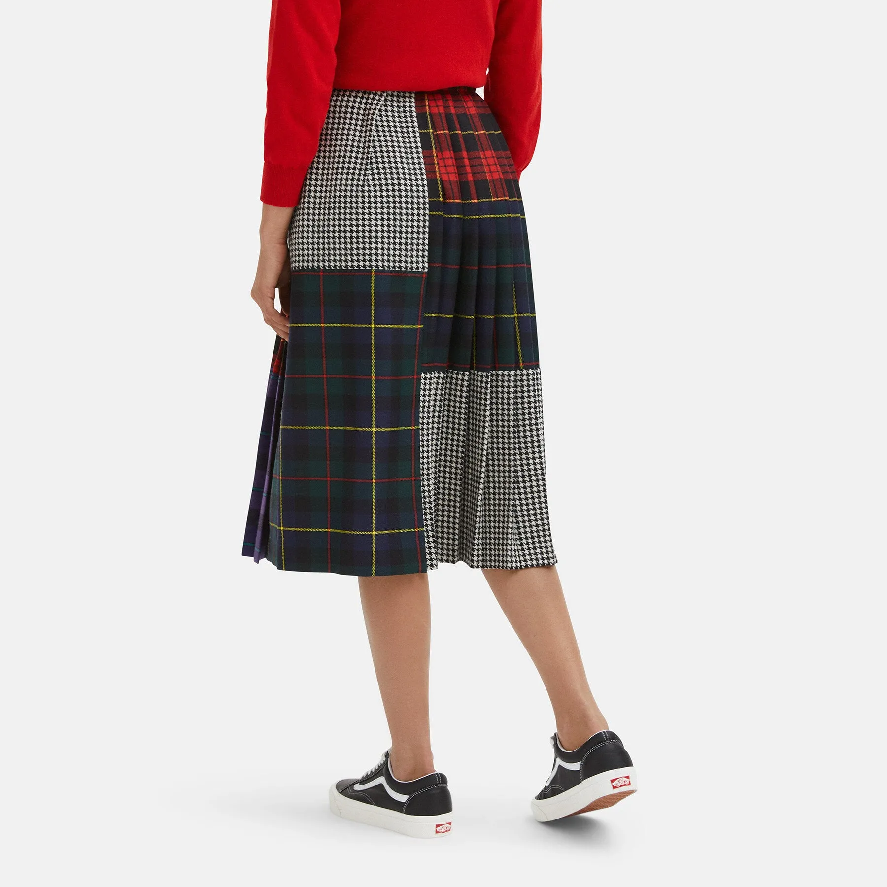 Pleated Kilt Skirt