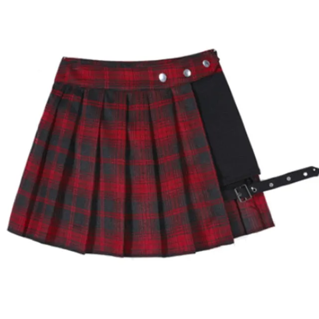 Pleated Mini Skirt