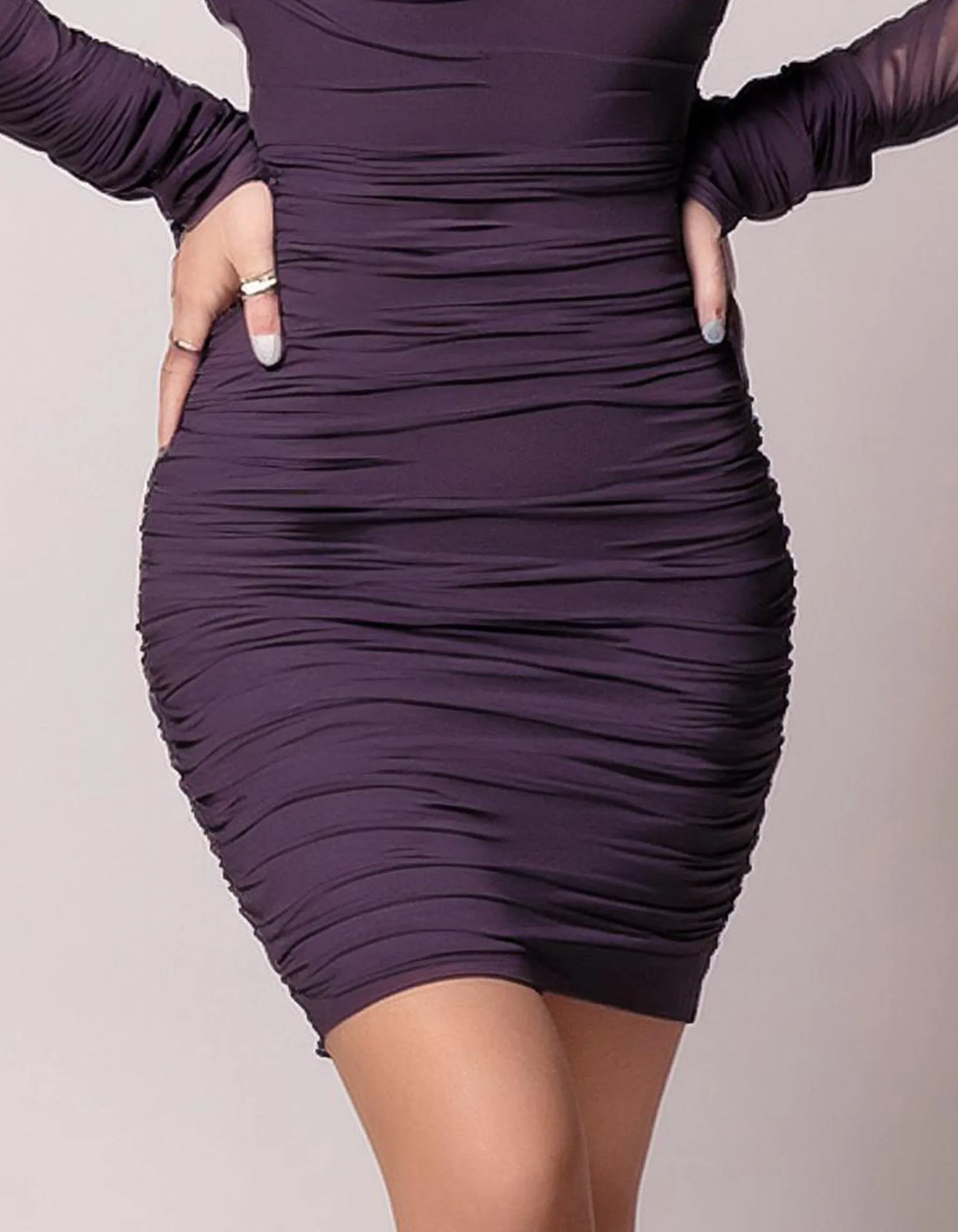 Plum Perfection Bodycon Dress