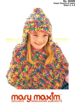 Pooch Poncho 3 Color Pattern