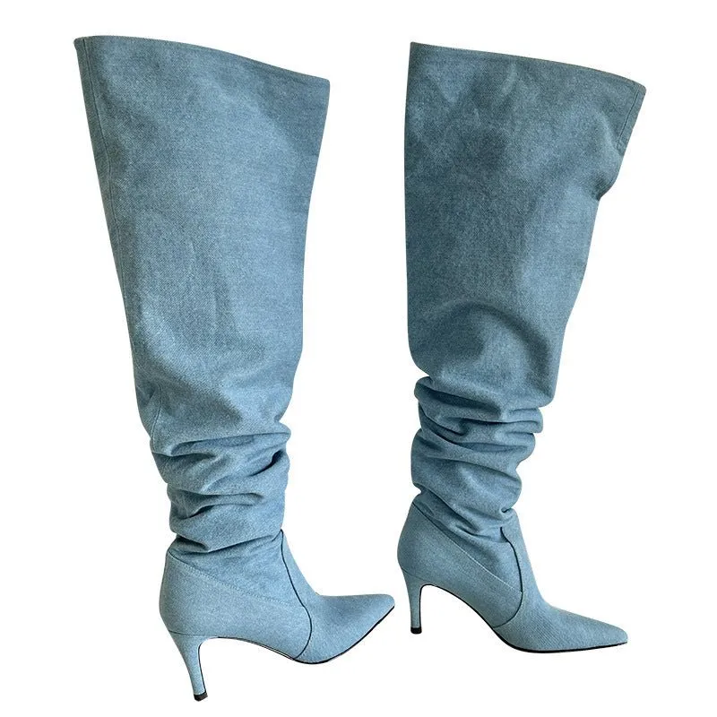 Pre Order:  Pleated Wide Sleeve Barrel Boots