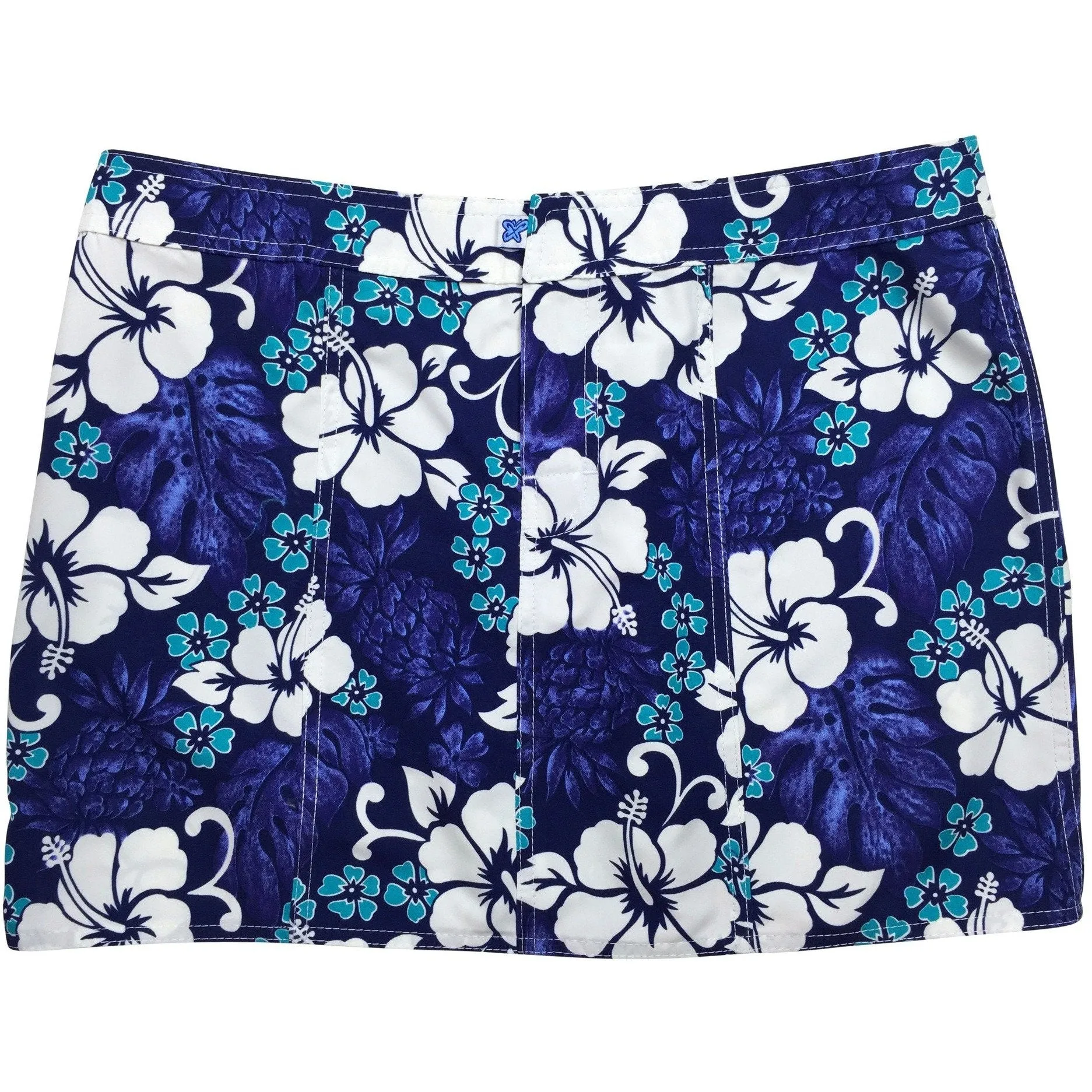 "Pina Colada" Hipster Board Skirt (Indigo)