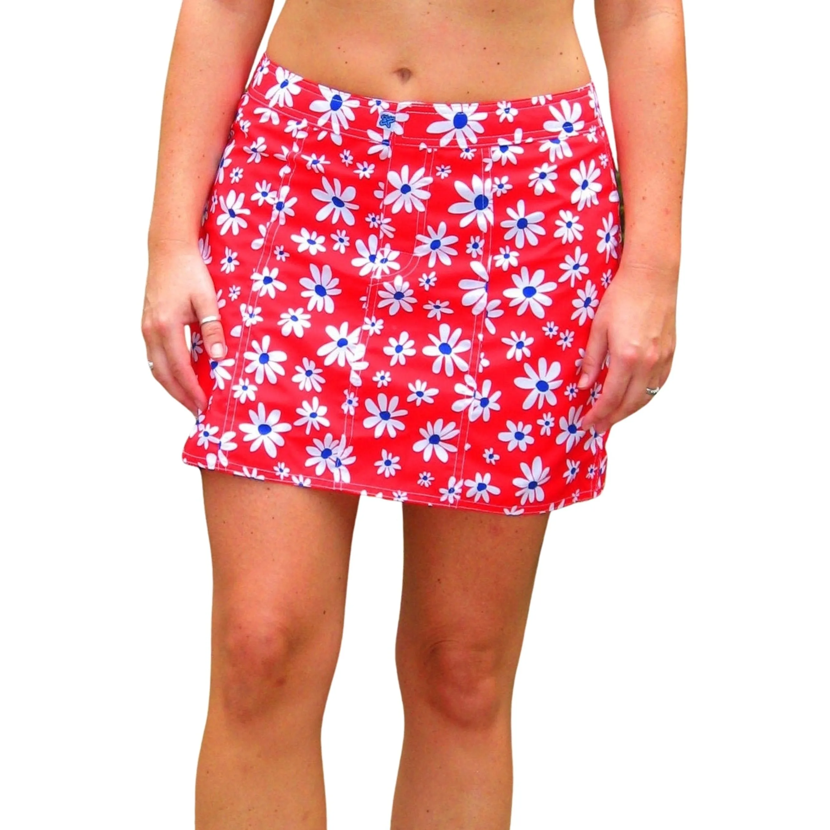 "Summer of Love" Hipster Board Skirt (Red)