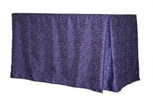 Rectangular Fitted Tablecloth Standard 29" Height Somerset Damask