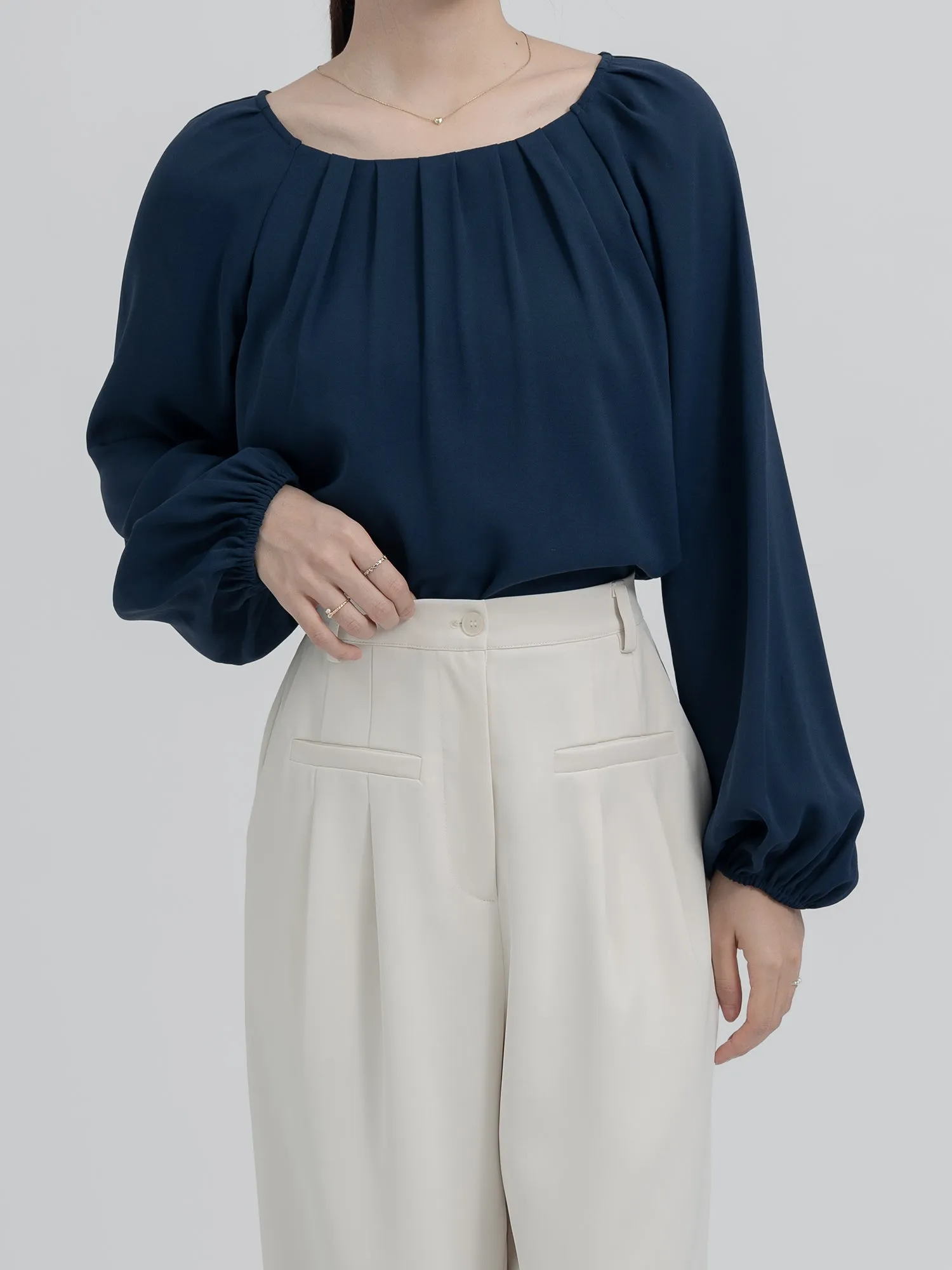 Serafina Pleated Flowy Top