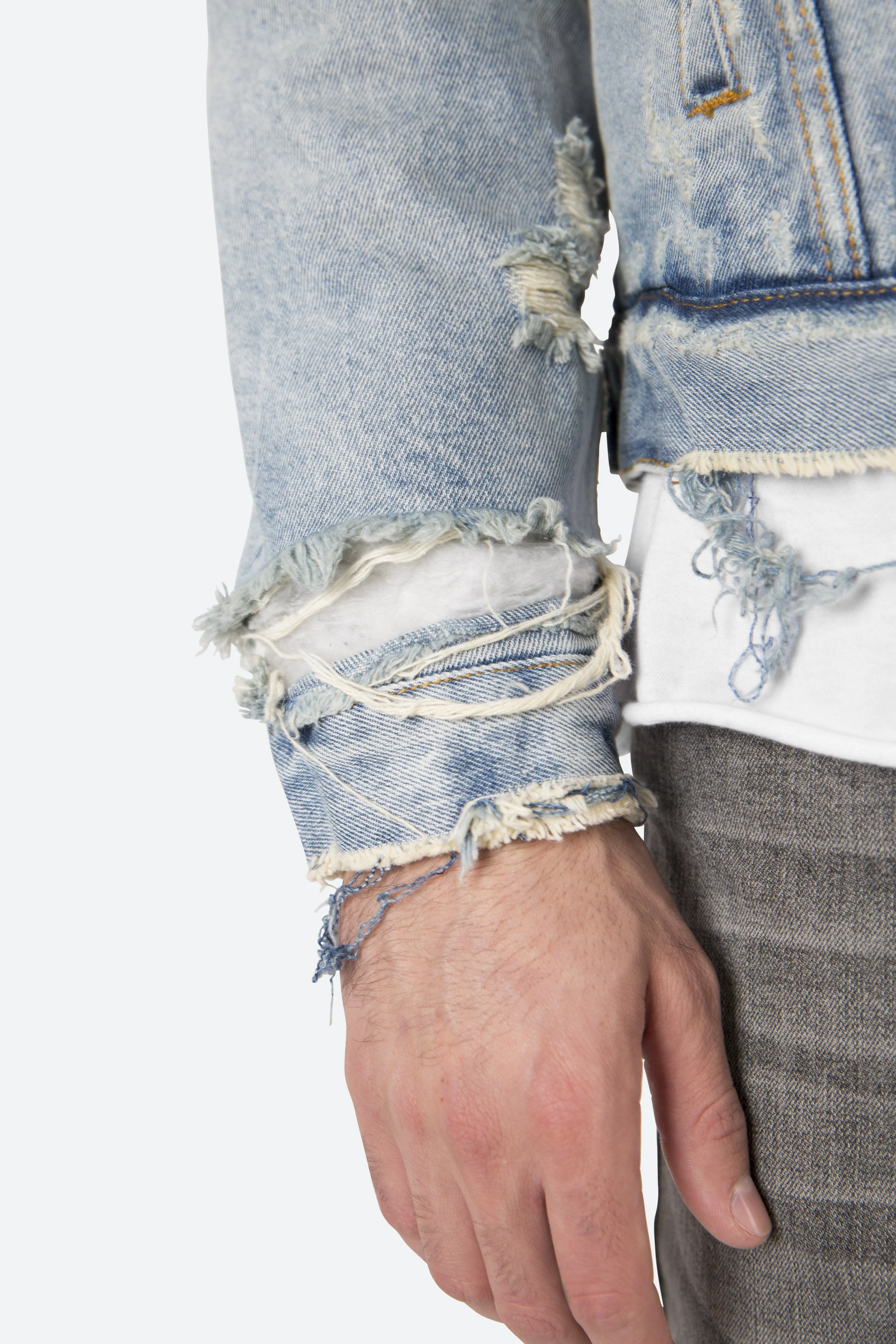 Sherpa Denim Trucker - Blue