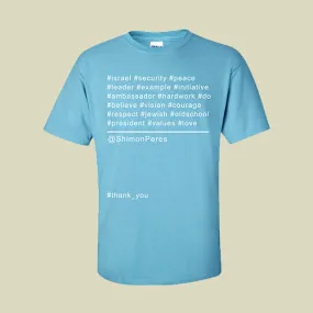 Shimon Peres Hash Tag Original T-shirt