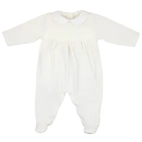 Smock Velour Collection  Footie |  Baby Unisex