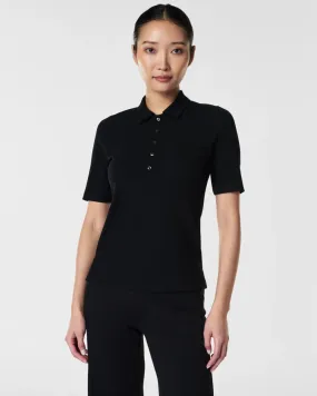 SPANX - STRETCH RIB POLO TOP