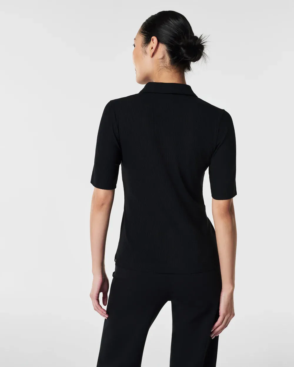 SPANX - STRETCH RIB POLO TOP