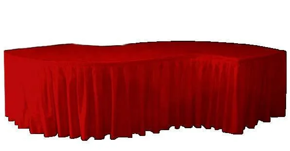 Spun Poly 7230 Fitted Serpentine Tablecloth