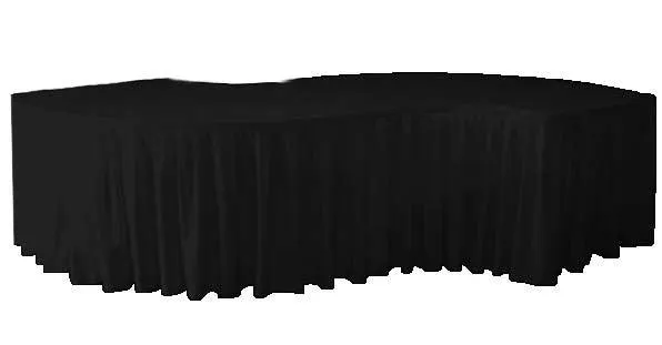 Spun Poly 7230 Fitted Serpentine Tablecloth