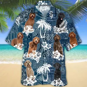 Summer Labradoodle Hawaiian Shirt, Floral Dog Short Sleeve Hawaiian Aloha Shirt for Men, Women, Gift for summer