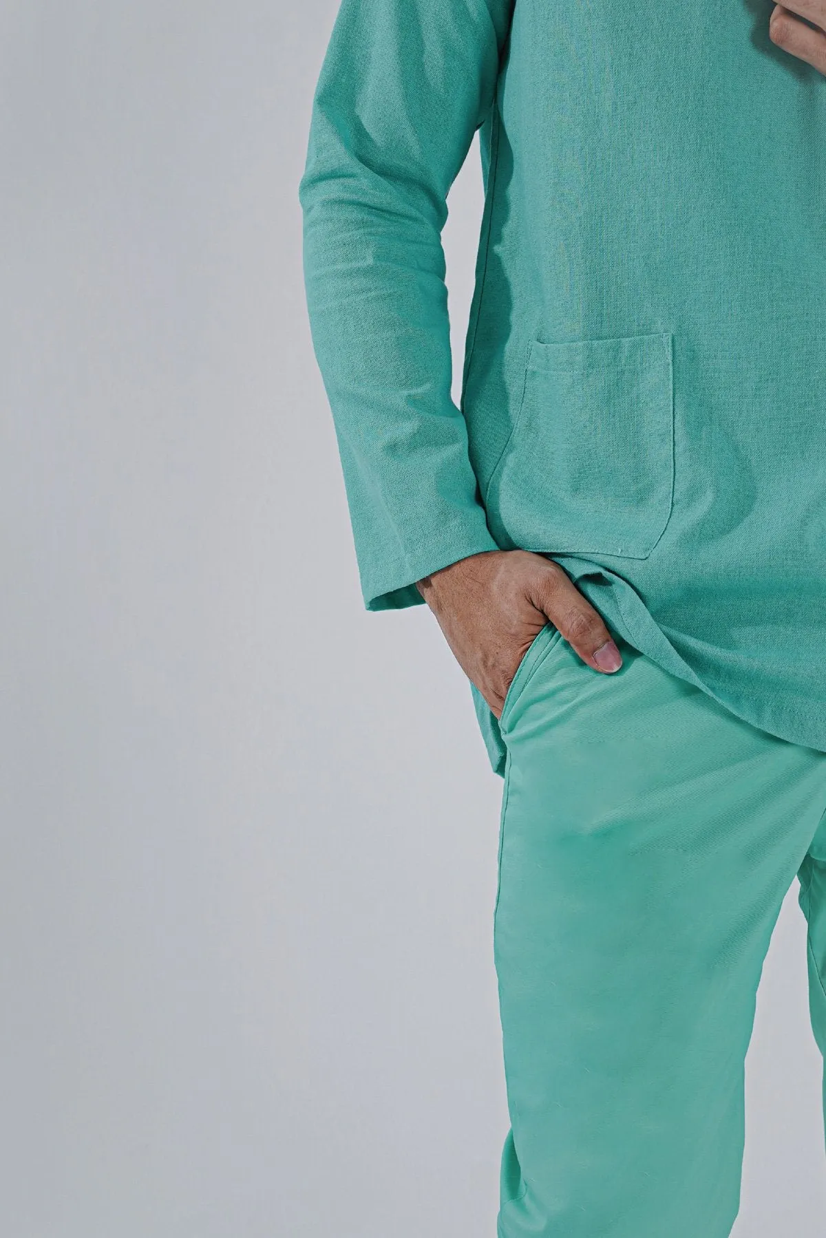 The Perfect Men Slim Fit Pants - Tiffany Green