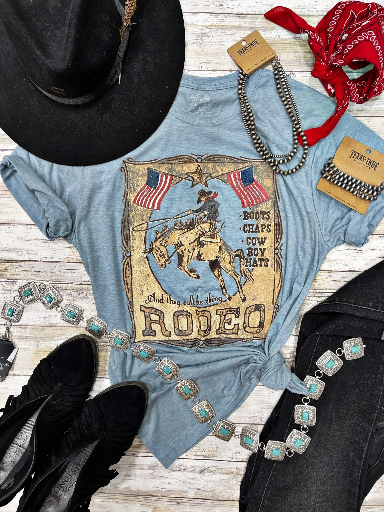 They Call the Thing Rodeo Art Tee by Texas True Threads