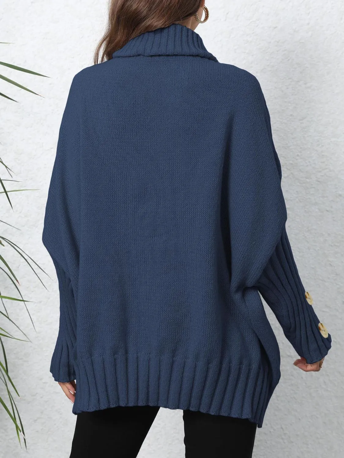 Turtleneck Long Sleeve Sweater