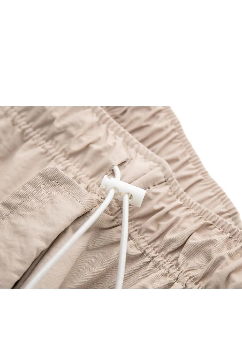 'Vanessa' Nylon Elastic Waist Drawstring Pants