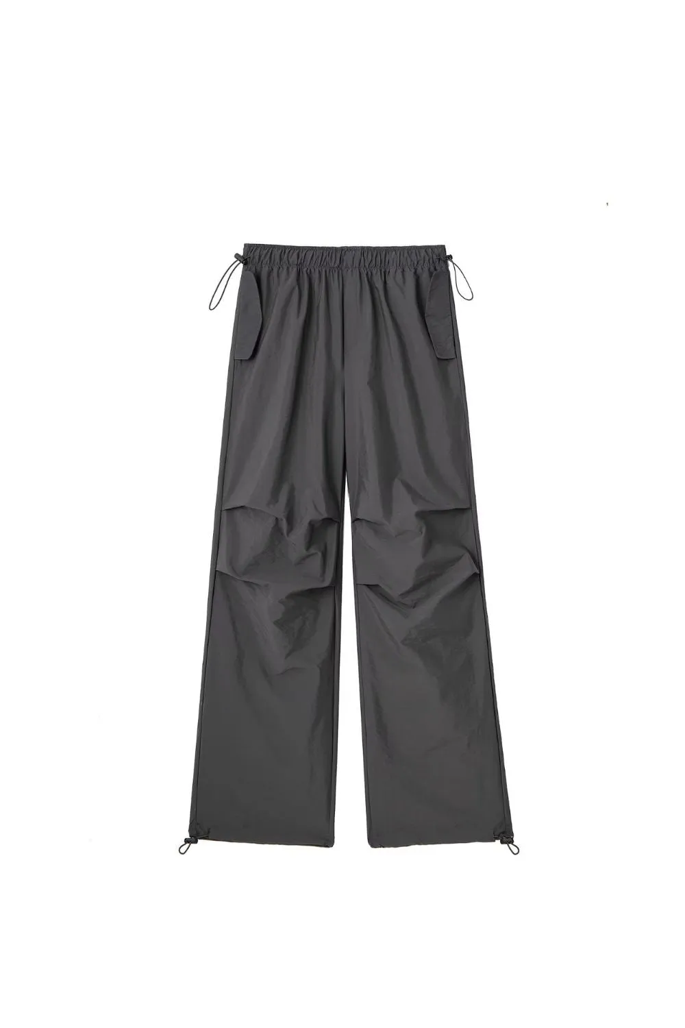 'Vanessa' Nylon Elastic Waist Drawstring Pants