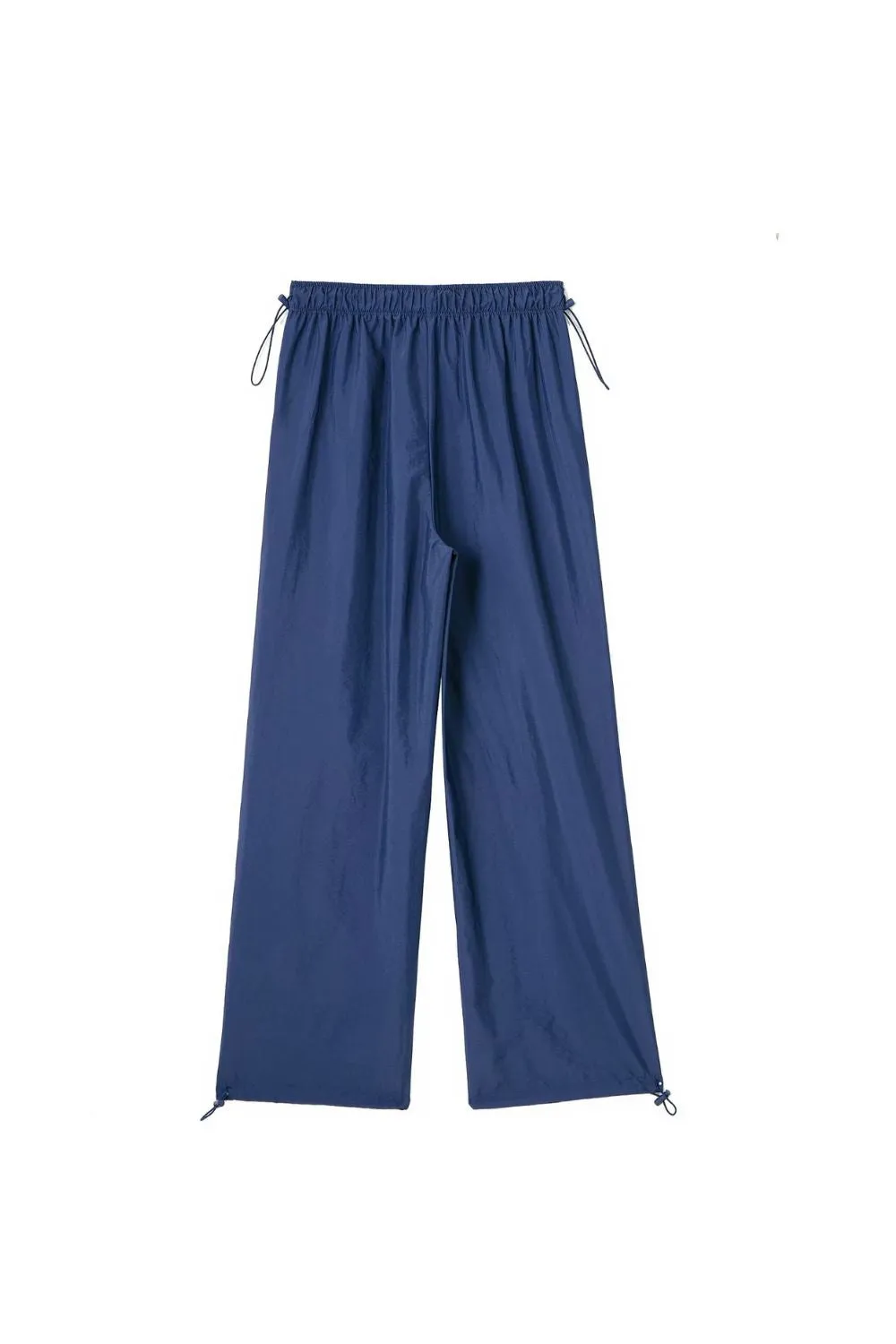 'Vanessa' Nylon Elastic Waist Drawstring Pants