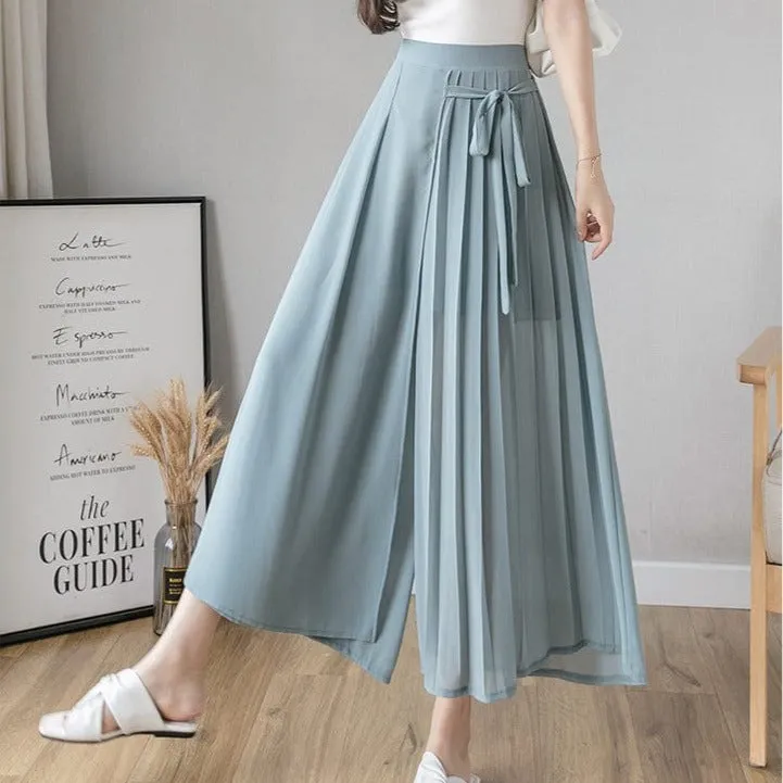 Venise Pleated Skirt Pants