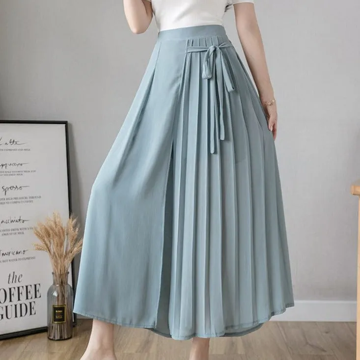 Venise Pleated Skirt Pants