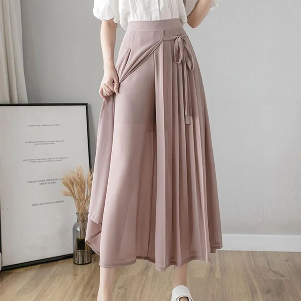 Venise Pleated Skirt Pants