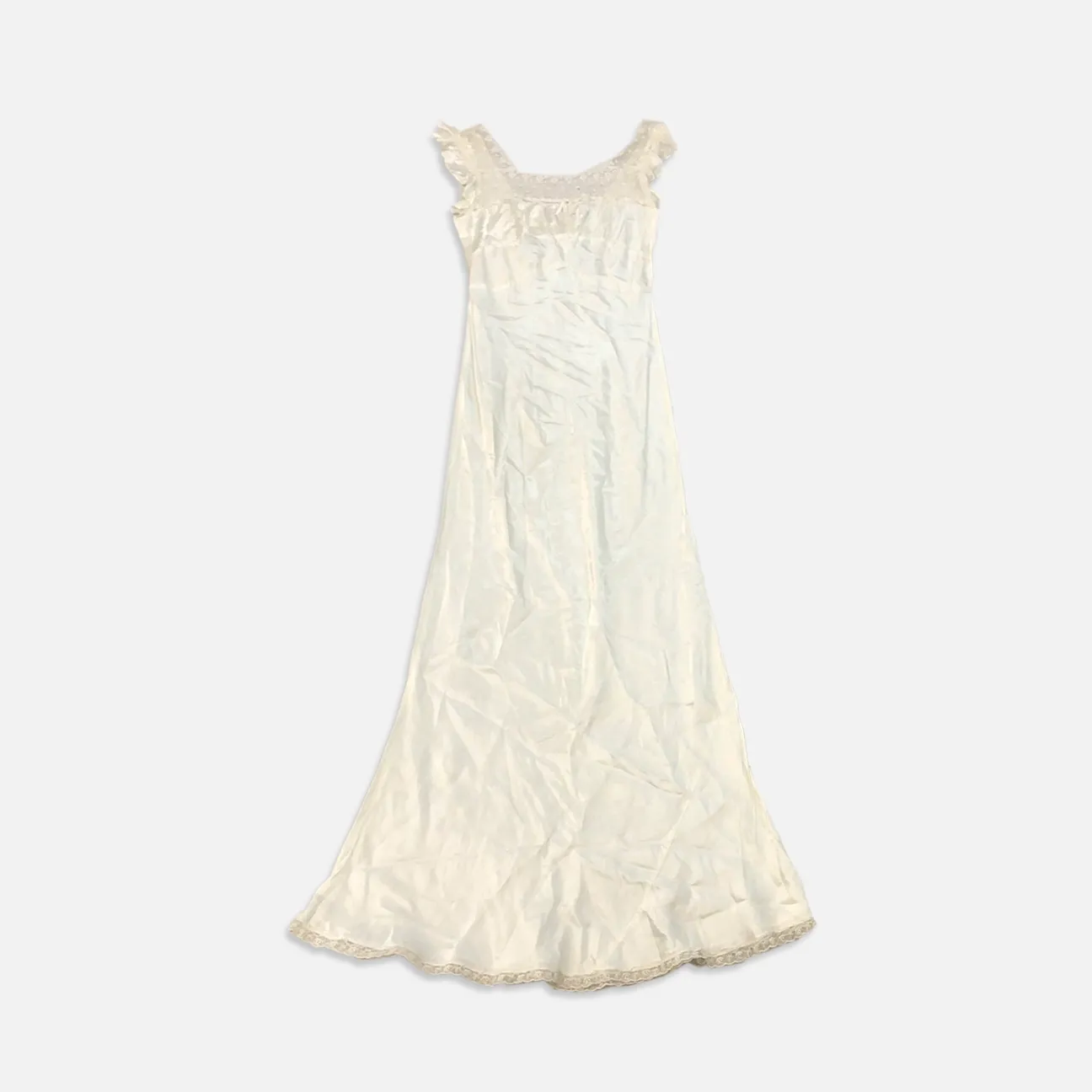 Vintage Slip White Dress