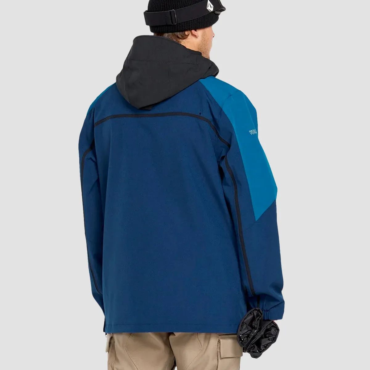 Volcom Brighton 15K Pullover Snow Jacket Navy