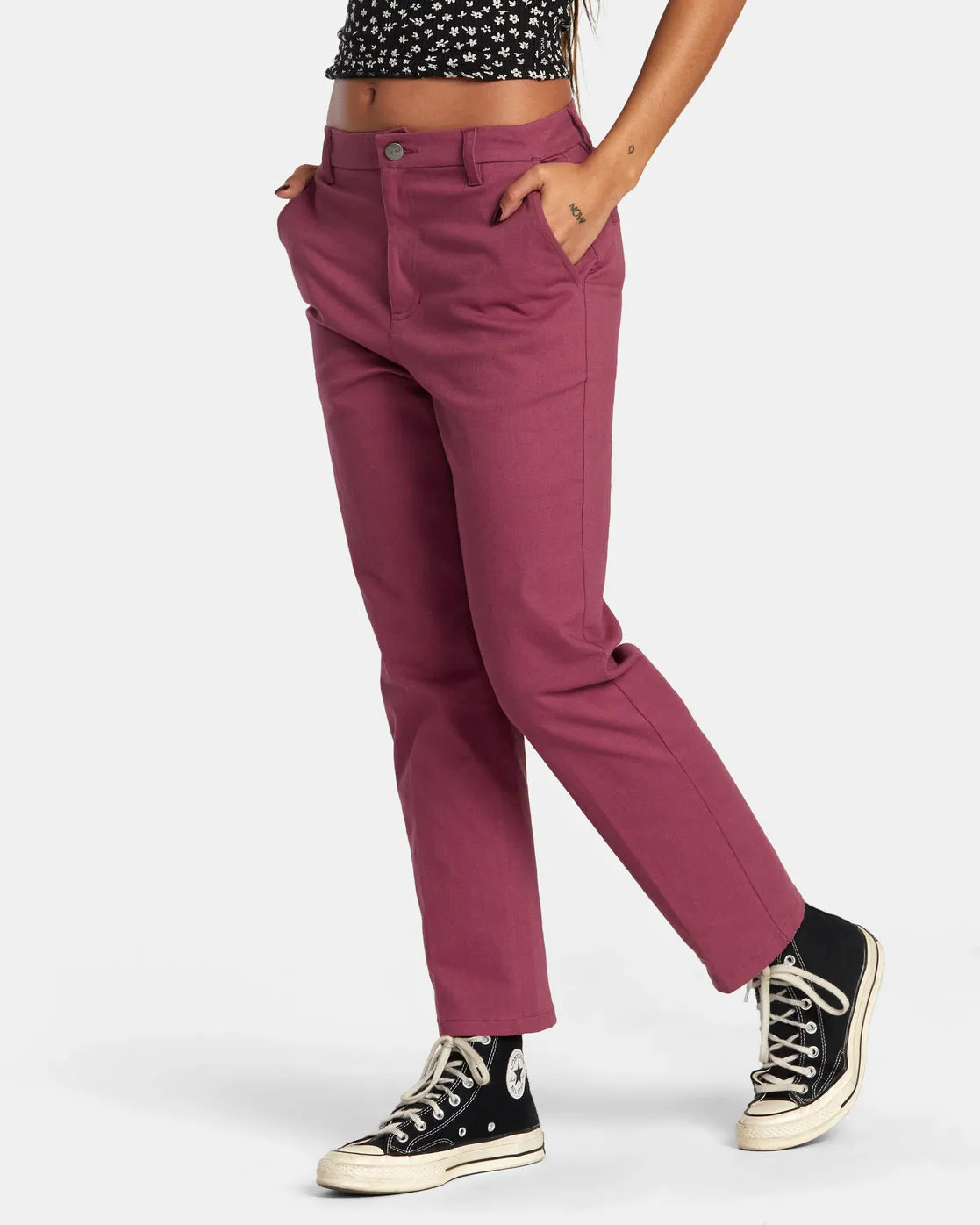 Weekend Stretch Pants - Mulberry