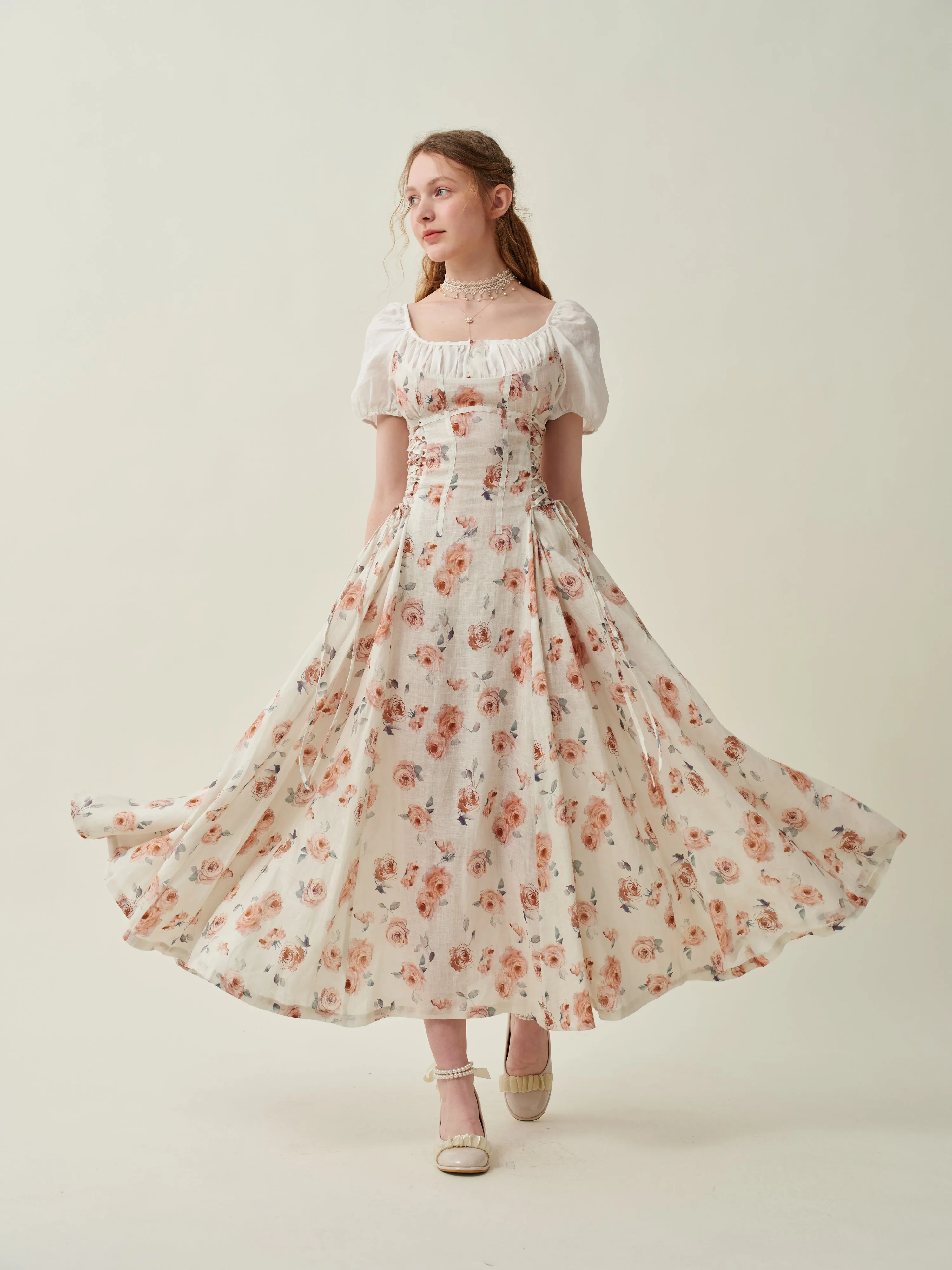 YLANG 18 | Cinderella Linen Dress