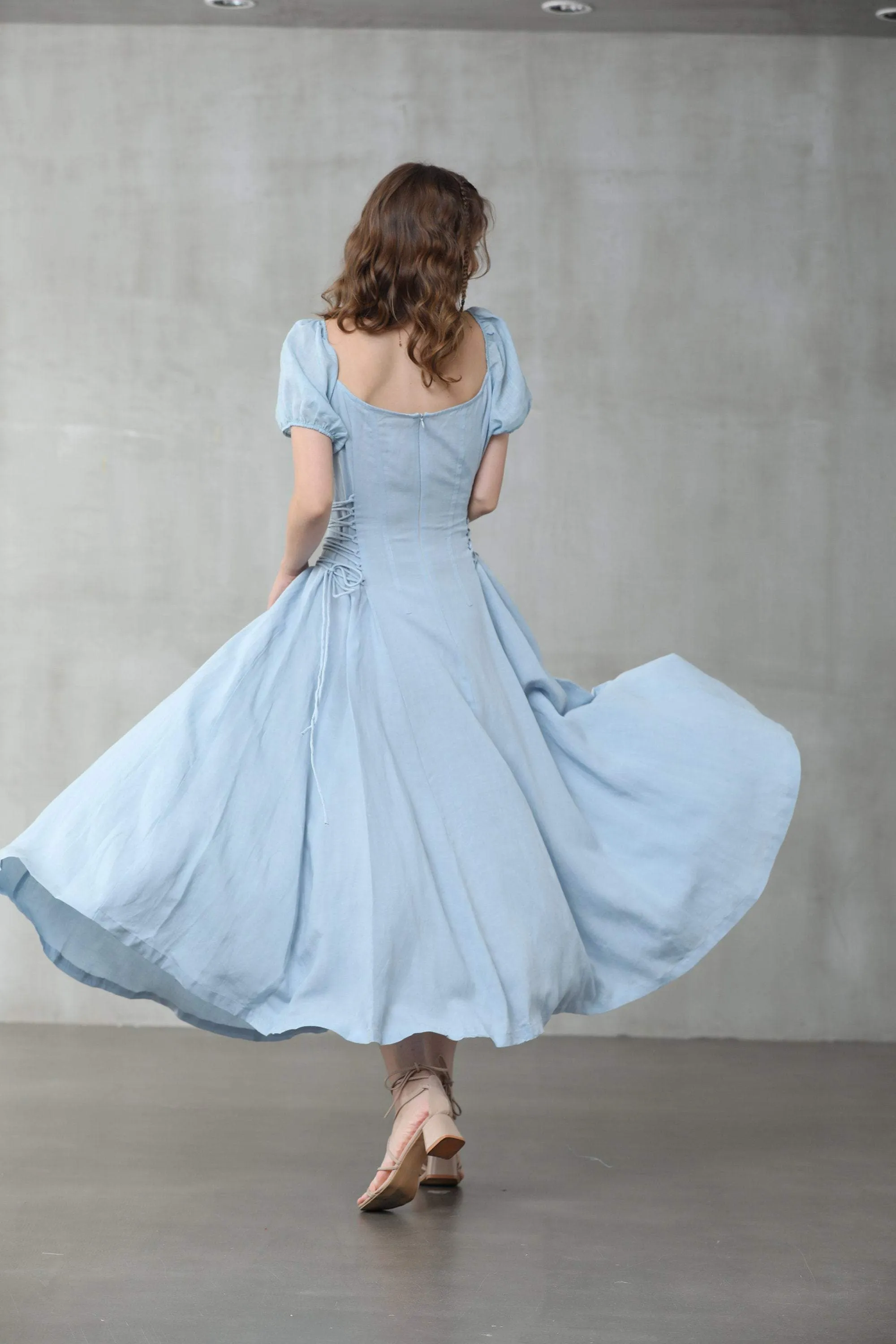 YLANG 18 | Cinderella Linen Dress