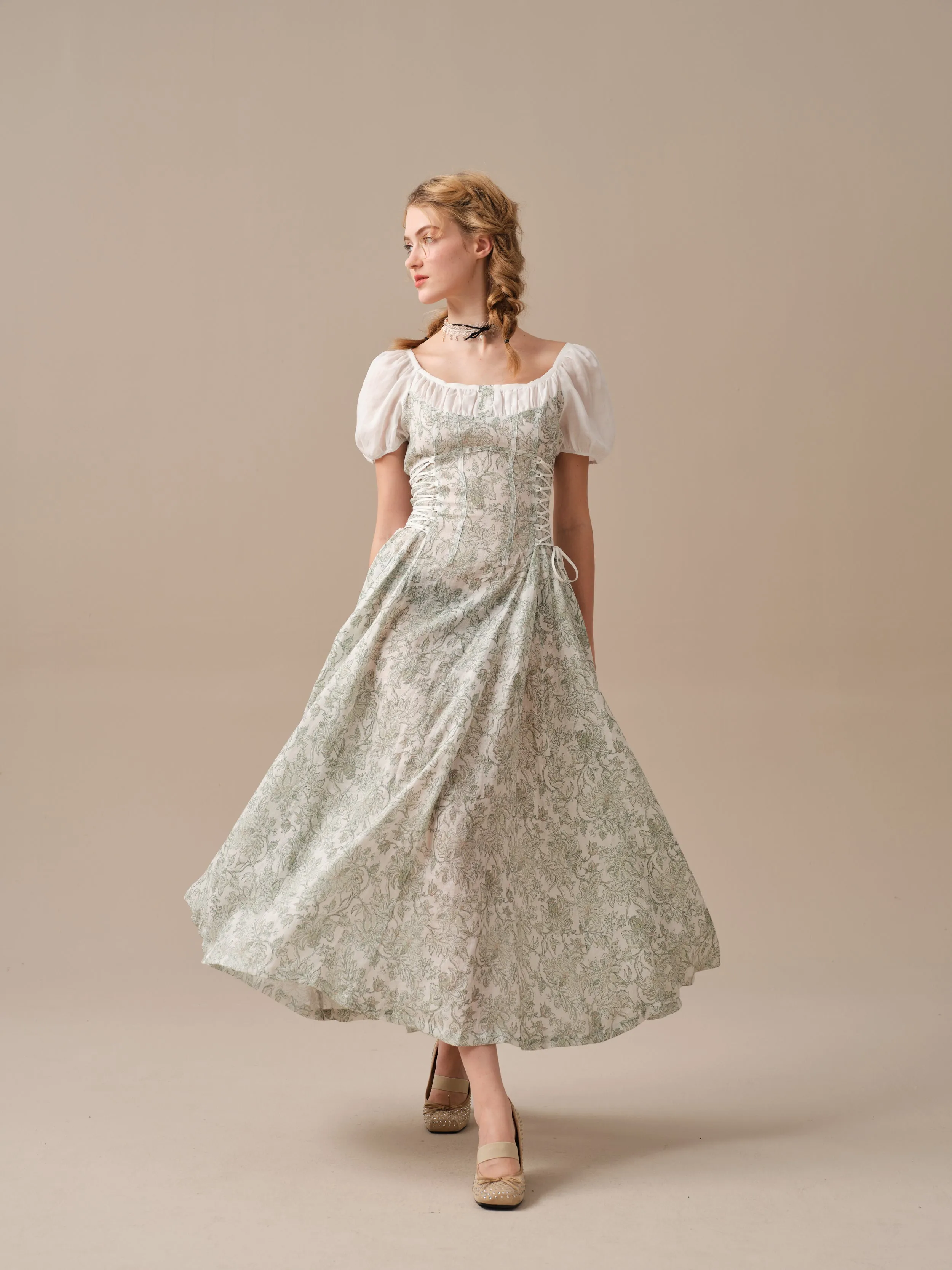 YLANG 18 | Cinderella Linen Dress