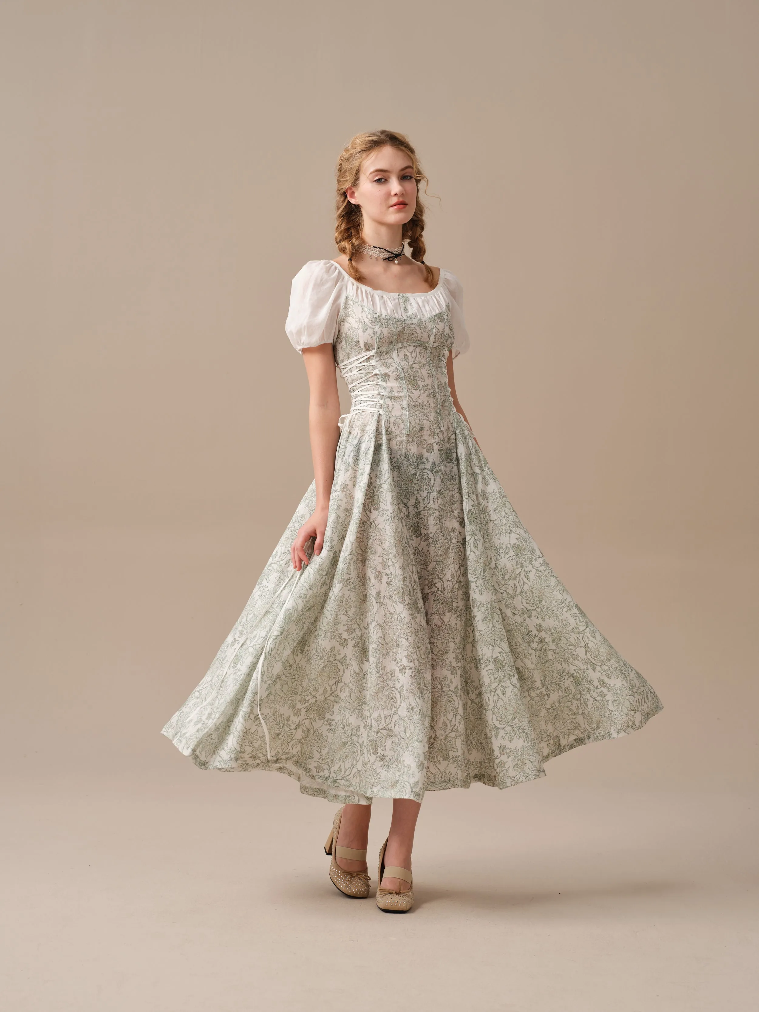 YLANG 18 | Cinderella Linen Dress