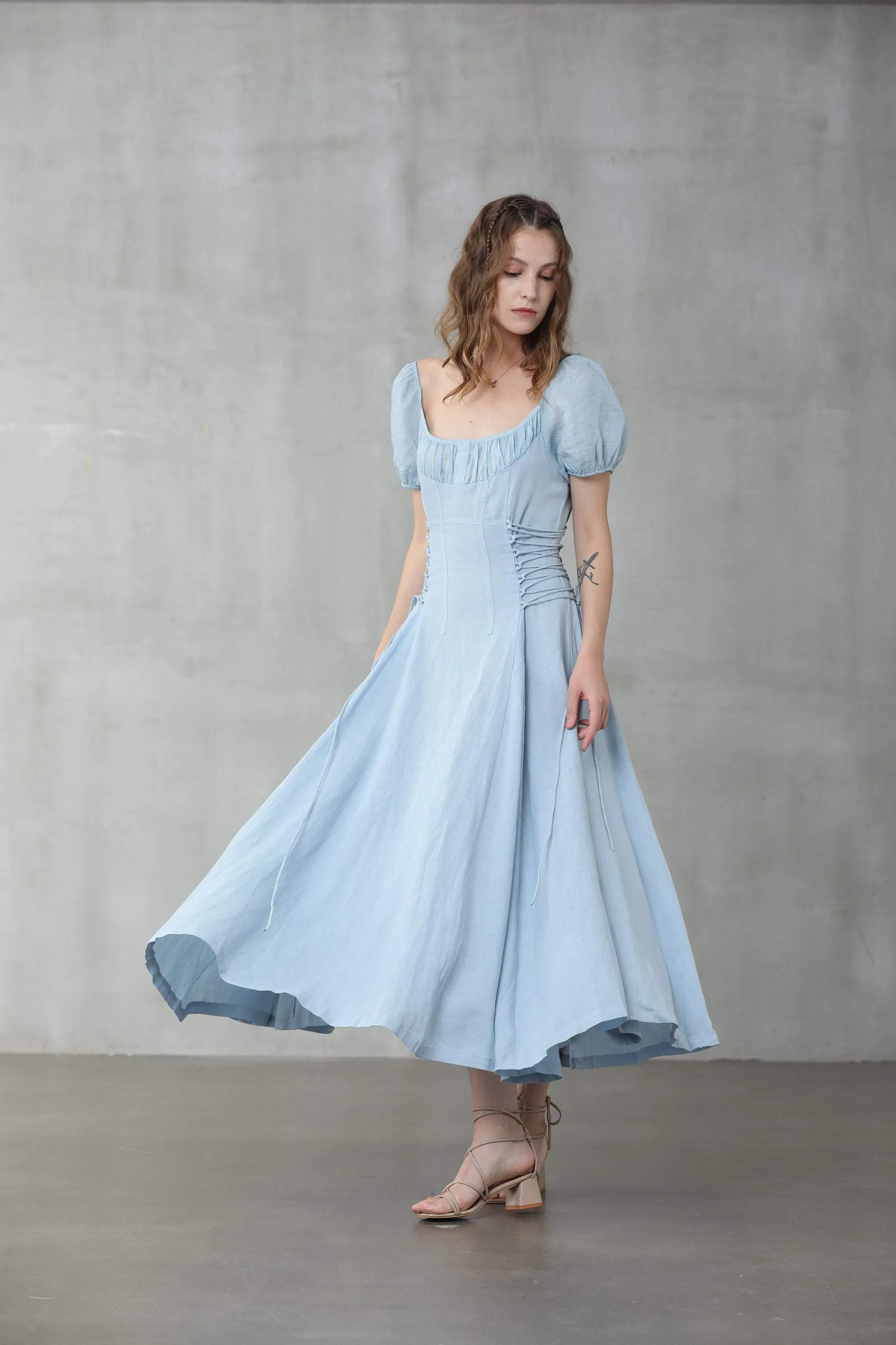 YLANG 18 | Cinderella Linen Dress